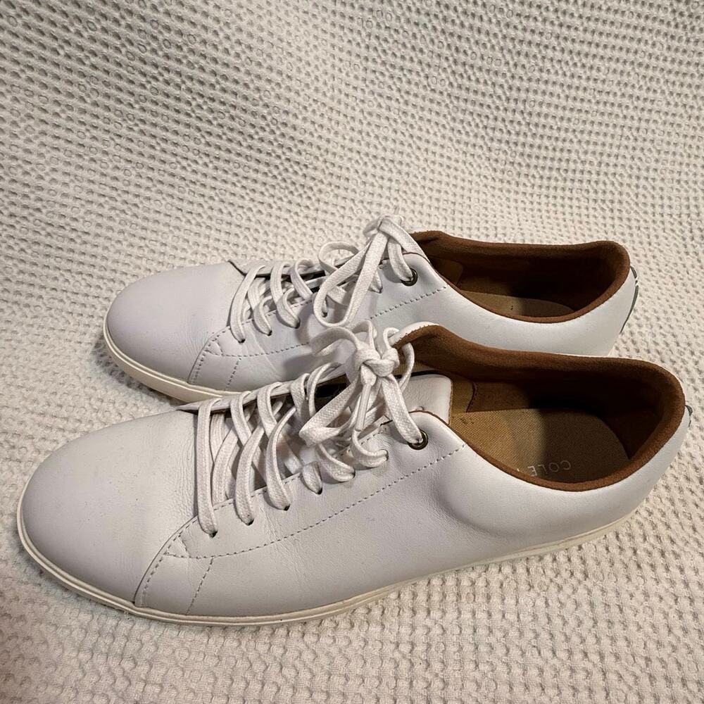 Cole Haan White Grand OS Crosscourt Lace Up Sneaker Size 9M